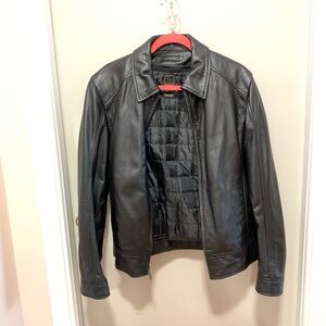 LW 3M Thinsulate Insulation LeatherBlack Leather Jacket